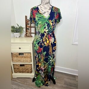 Hailey & Co Tropical Maxi Dress
